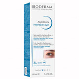 Bioderma Atoderm Intensive Eye, cuidado de la piel irritada del párpado 3 en 1, 100 ml