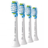 Philips, puntas de repuesto para el cepillo dental sónico Sonicare C3 Premium Plaque Defence, HX9044/17, blanco, 4 piezas