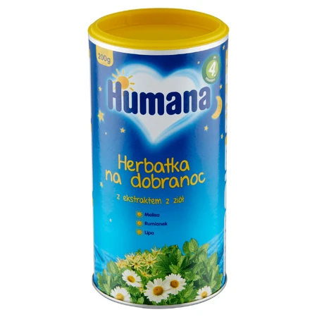 Humana Bedtime Tea, granulaat, vanaf 4 maanden, 200 g