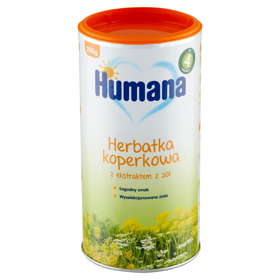 Humana Dille thee, gegranuleerd, na 4 maanden, 200 g