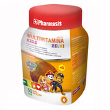 Pharmasis Multivitamin Kids, gelatinas para niños mayores de 4 años, sabor a frutas, 50 piezas