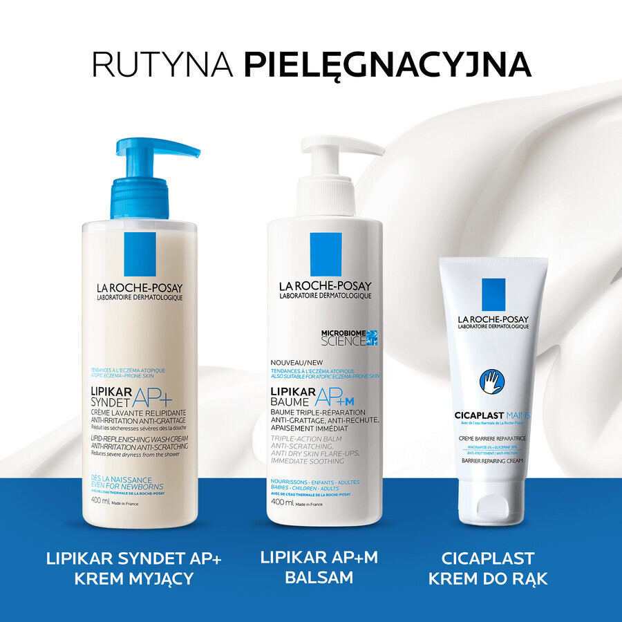 La Roche-Posay Lipikar Baume AP+M, loțiune de corp, piele uscată și atopică, de la naștere, 400 ml 