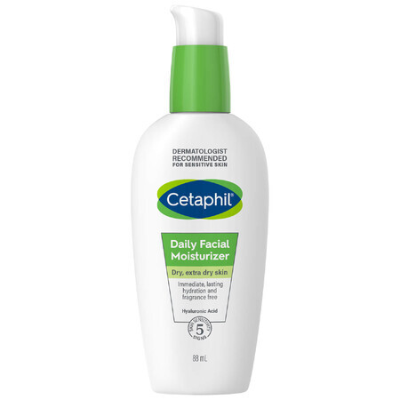 Cetaphil, Feuchtigkeitscreme für das Gesicht mit Hyaluronsäure, Daytime, 88 ml