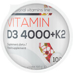 OstroVit Vitamina D3 4000 + K2, 100 tabletas