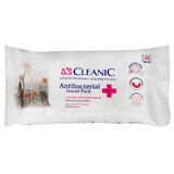 Cleanic Antibacterial, toallitas refrescantes con líquido antibacteriano, 40 unidades