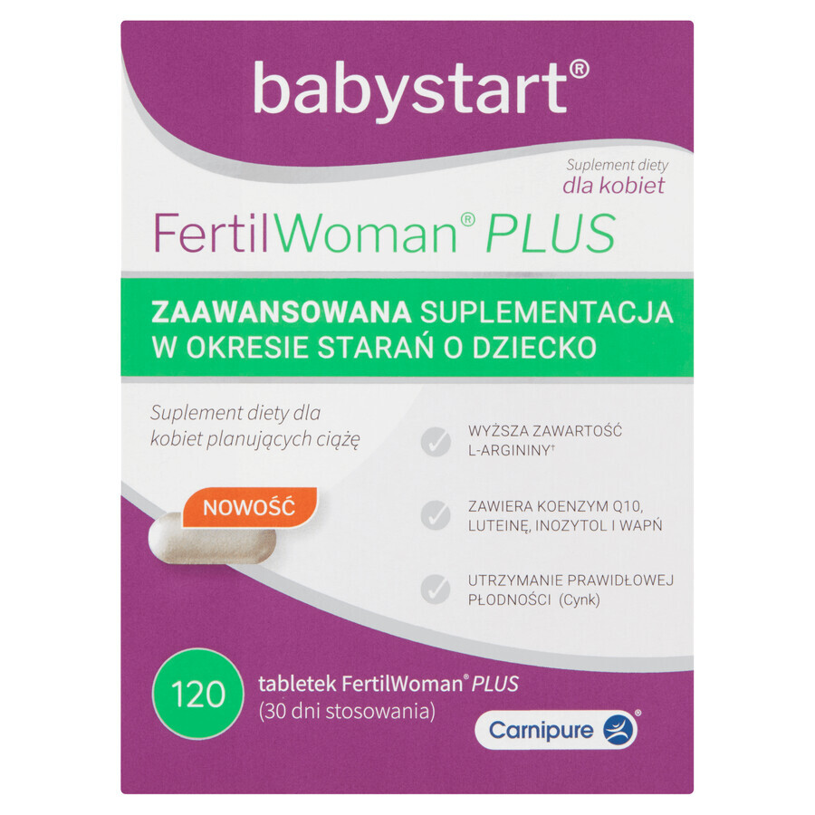 Babystart FertilWoman Plus, 120 compresse