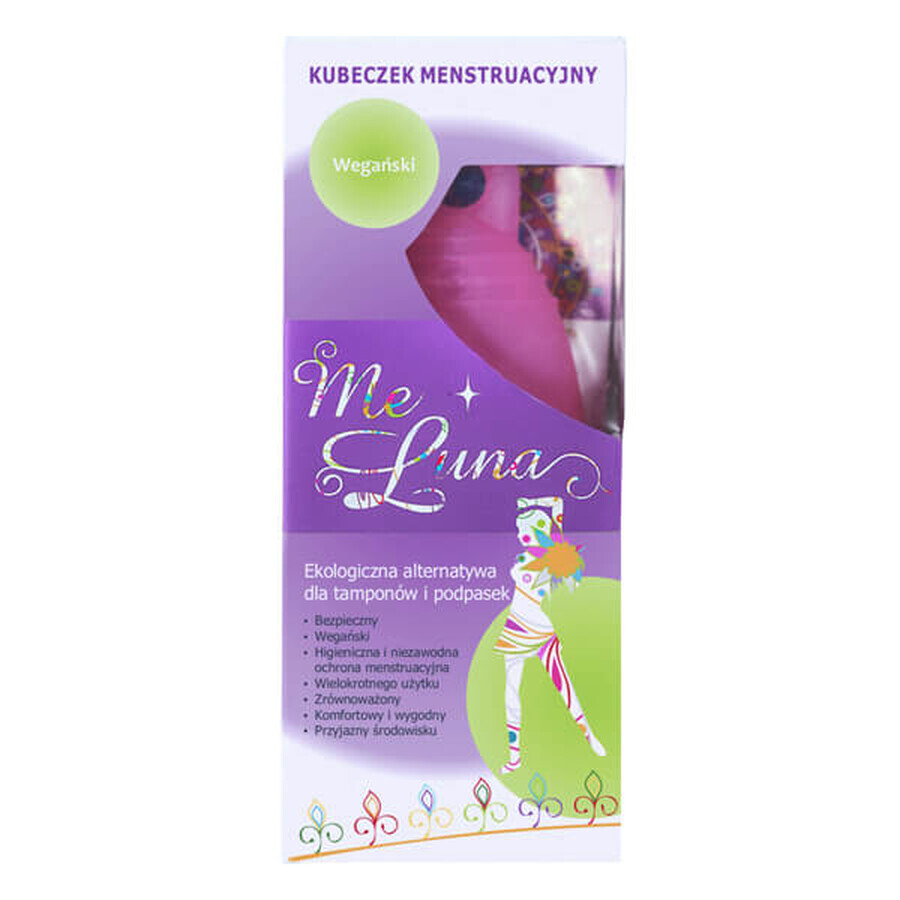 MeLuna, cupă menstruală, mărimea S, roz, Classic, 1 buc