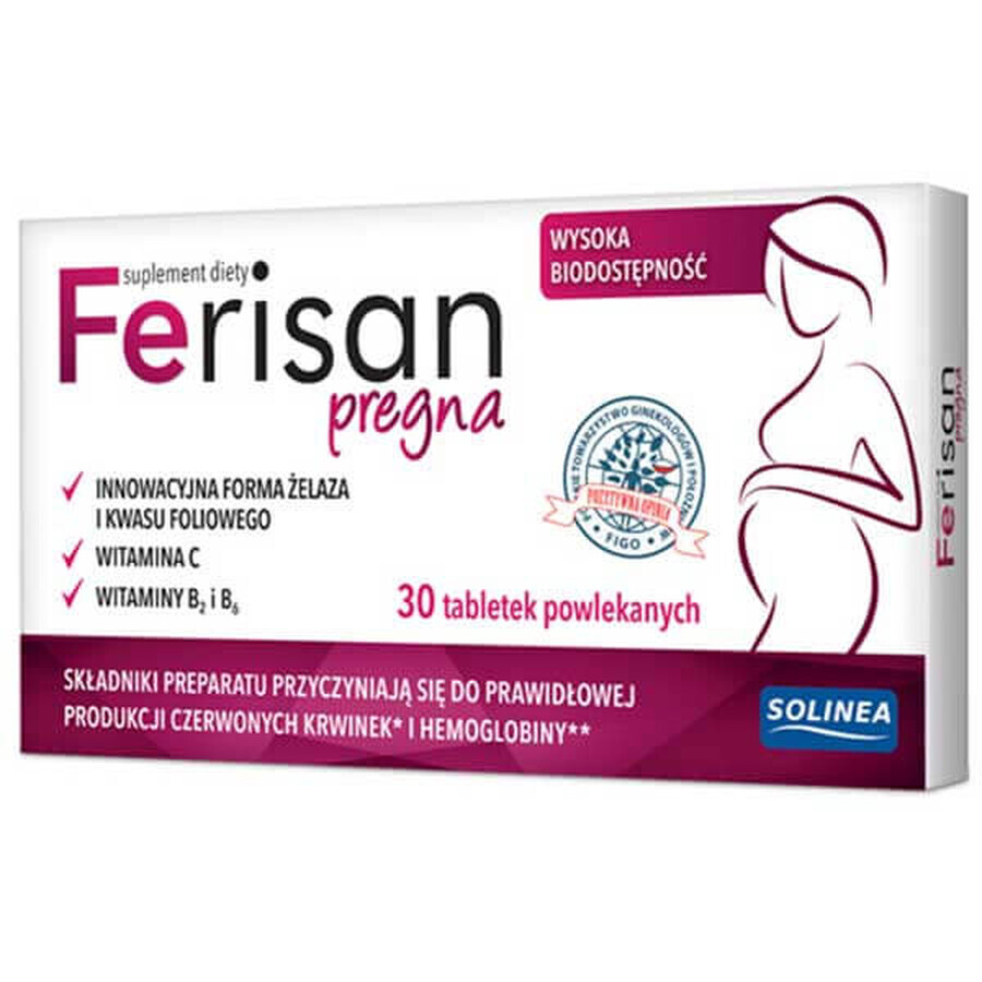 Ferisan Pregna, 30 comprimidos recubiertos