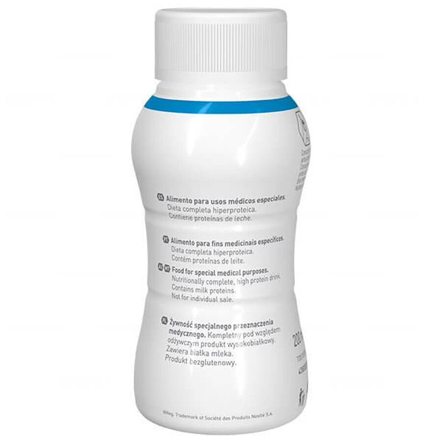 Resource Protein, suplemento nutricional, sabor fresa, 4 x 200 ml