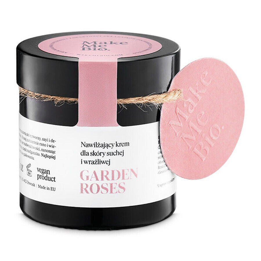 Make Me Bio Garden Roses &amp; Vanilla, cream with rose and vanilla for dry and sensitive skin, 60 ml