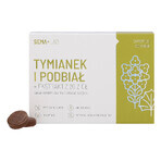 SEMA Lab Thyme and mumps + extract of 20 herbs, sugar-free, 24 tablets