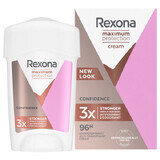 Rexona Maximum Protection, crema antitranspirante en barra, Confidence, 45 ml