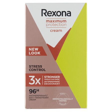 Rexona Maximum Protection, cremiger Anti-Transpirant-Stick, Stress Control, 45 ml