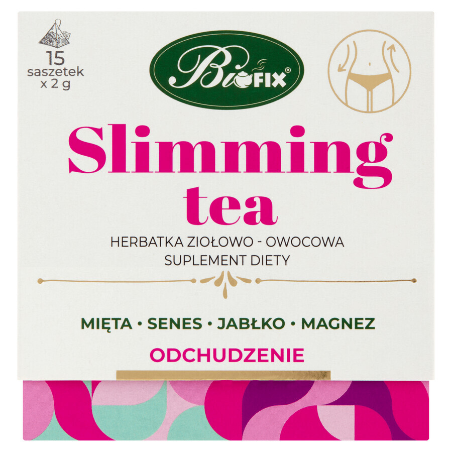 Bi Fix, slimming tea, herbal and fruit tea, 15 sachets