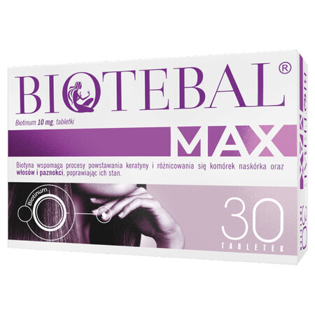 Biotebal Max 10 mg, 30 comprimidos