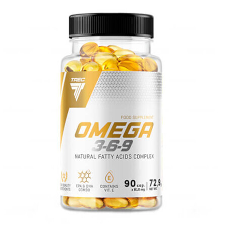 Trec Omega 3-6-9, 90 cápsulas