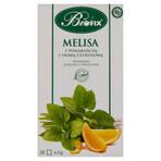 Bi Fix, lemon balm with oranges and lemongrass, herbal and fruit tea, 20 sachets