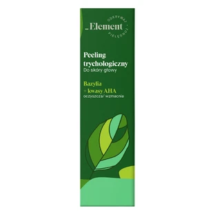 Element, peeling trychologiczny do skóry głowy, bazylia + kwasy AHA, 100 ml