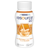 Resource 2.0, suplemento nutricional, sabor albaricoque, 4 x 200 ml