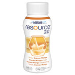 Resource 2.0, preparado nutricional, sabor piña-mango, 4 x 200 ml