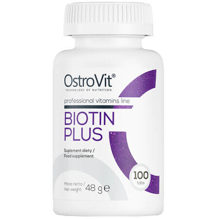 OstroVit Biotina Plus, 100 comprimidos