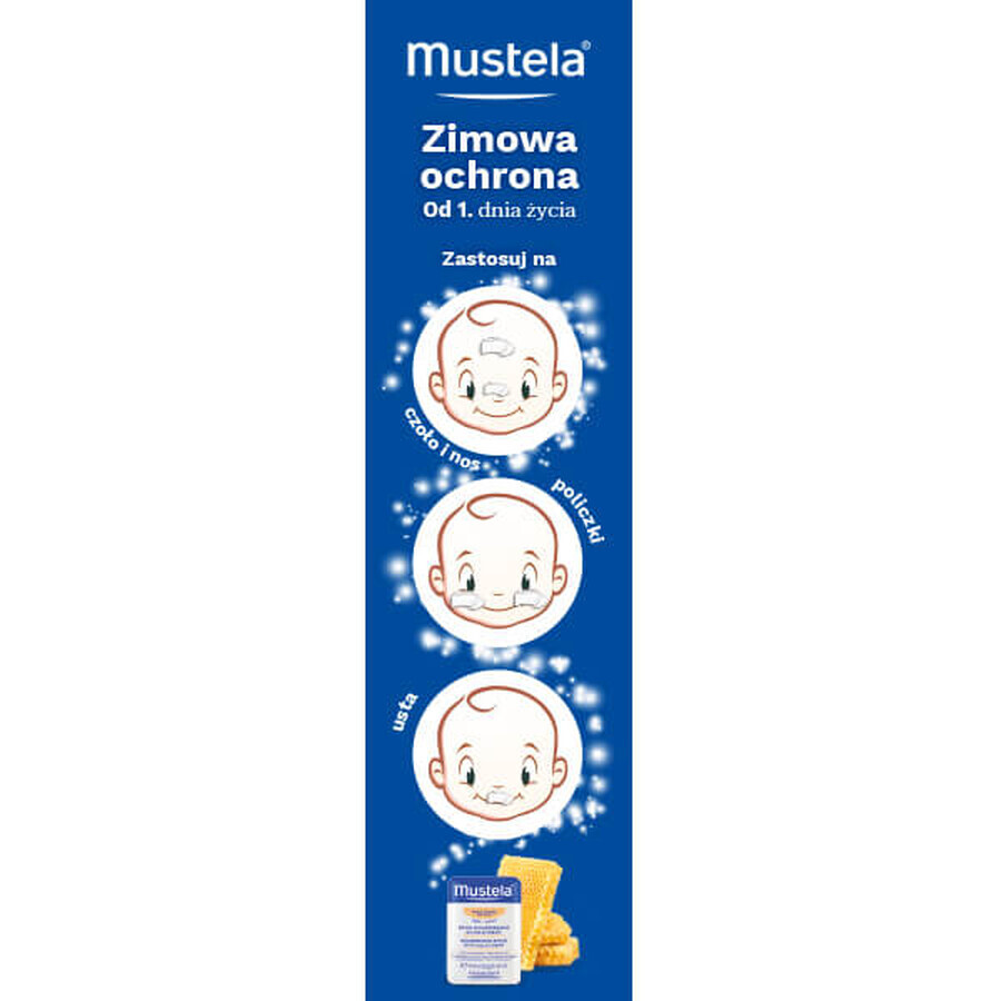 Mustela Bebe Enfant, stick protector al Cold Cream, desde el nacimiento, 9,2 g