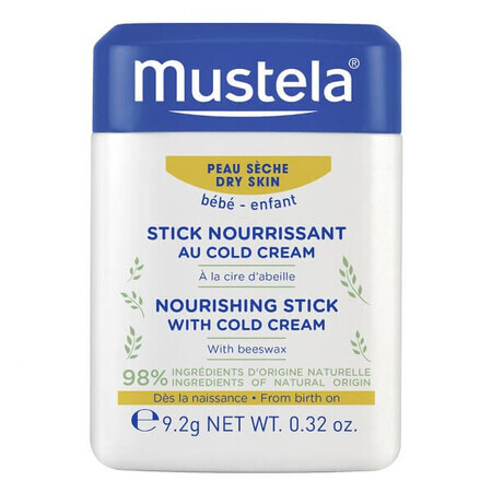 Mustela Bebe Enfant, stick protector al Cold Cream, desde el nacimiento, 9,2 g