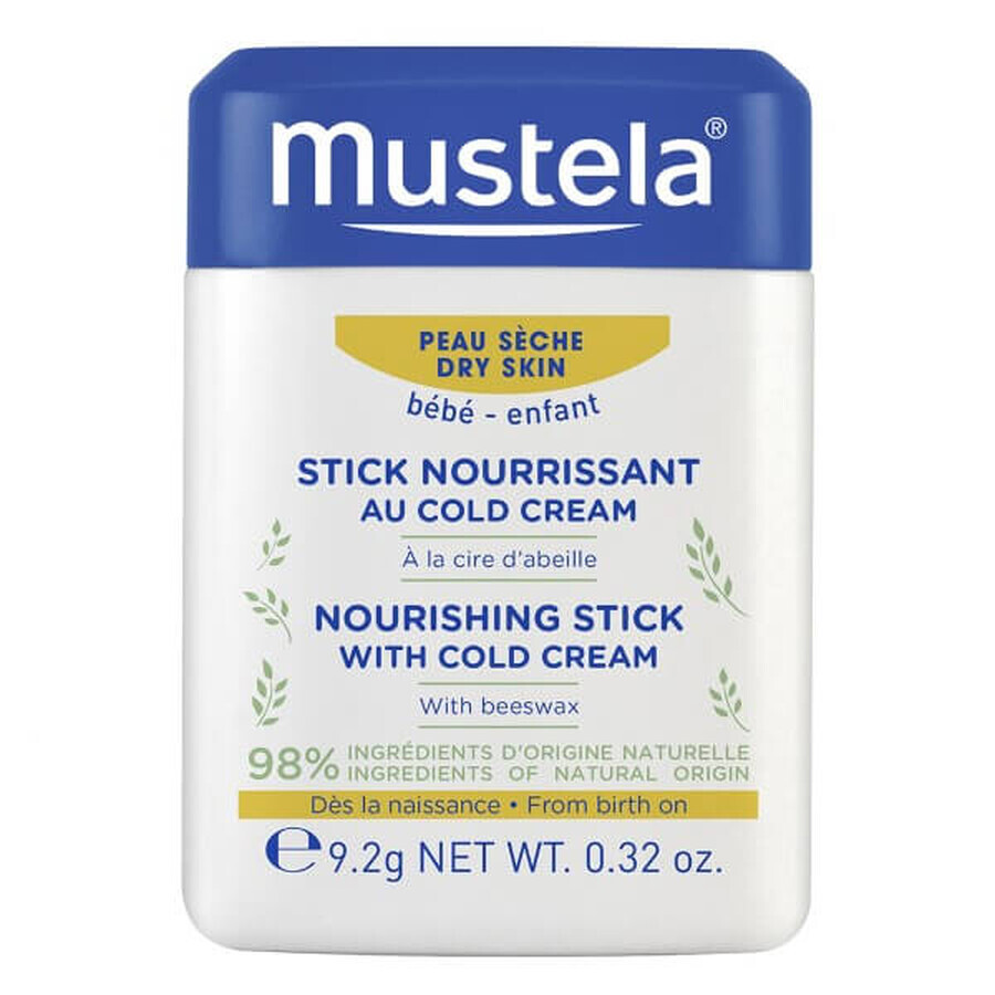 Mustela Bebe Enfant, stick protector al Cold Cream, desde el nacimiento, 9,2 g