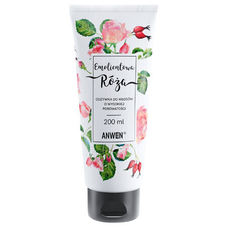 Anwen Emollient Rose, acondicionador para cabello de alta porosidad, 200 ml