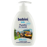 Bobini Kids, jabón de manos antibacteriano, con dosificador, mango, 300 ml