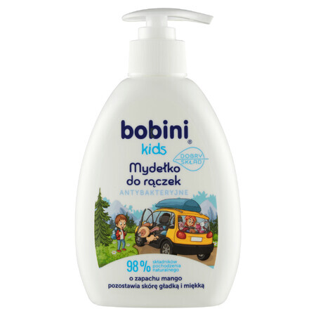 Bobini Kids, antibacterial hand soap, with dispenser, mango, 300 ml