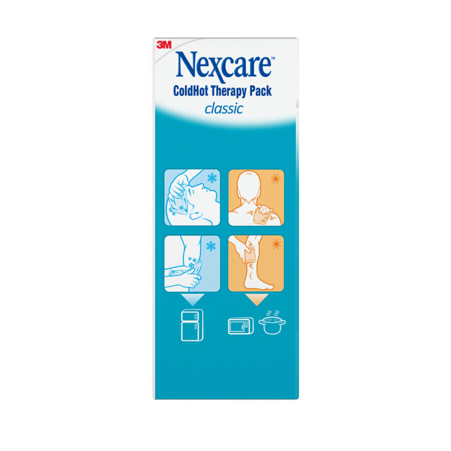 Nexcare ColdHot Classic, bolsa de gel frío-calor, 11 cm x 26 cm, 1 unidad