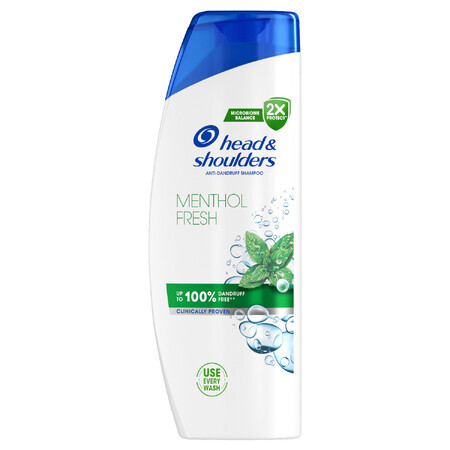 Head &amp; Shoulders Menthol Fresh, champú anticaspa, 400 ml