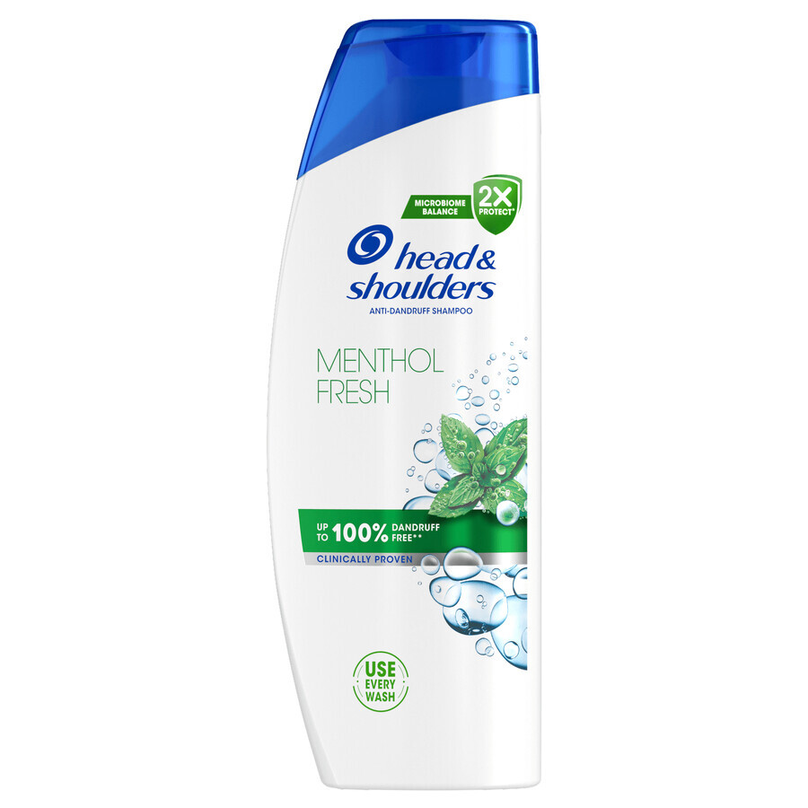 Head &amp; Shoulders Menthol Fresh, champú anticaspa, 400 ml