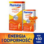 Set Pharmaton Geriavit, 100 comprimidos recubiertos + 30 comprimidos de regalo