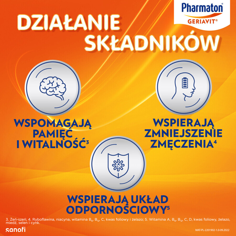 Set Pharmaton Geriavit, 100 comprimidos recubiertos + 30 comprimidos de regalo