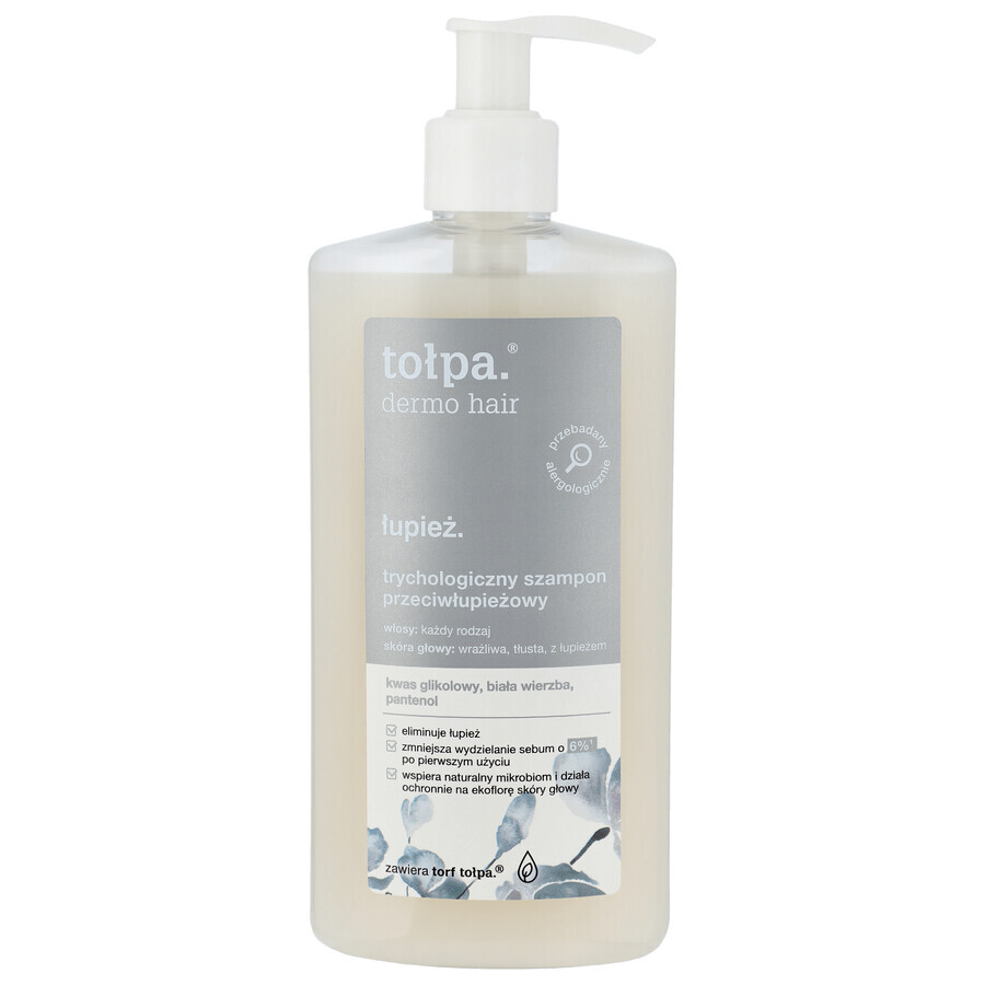 Tolpa Dermo Dandruff hair, trichological anti-dandruff shampoo, 250 ml