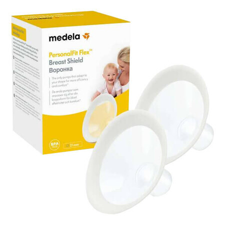 Medela PersonalFit Flex, embudo, tamaño S 21 mm, 2 piezas