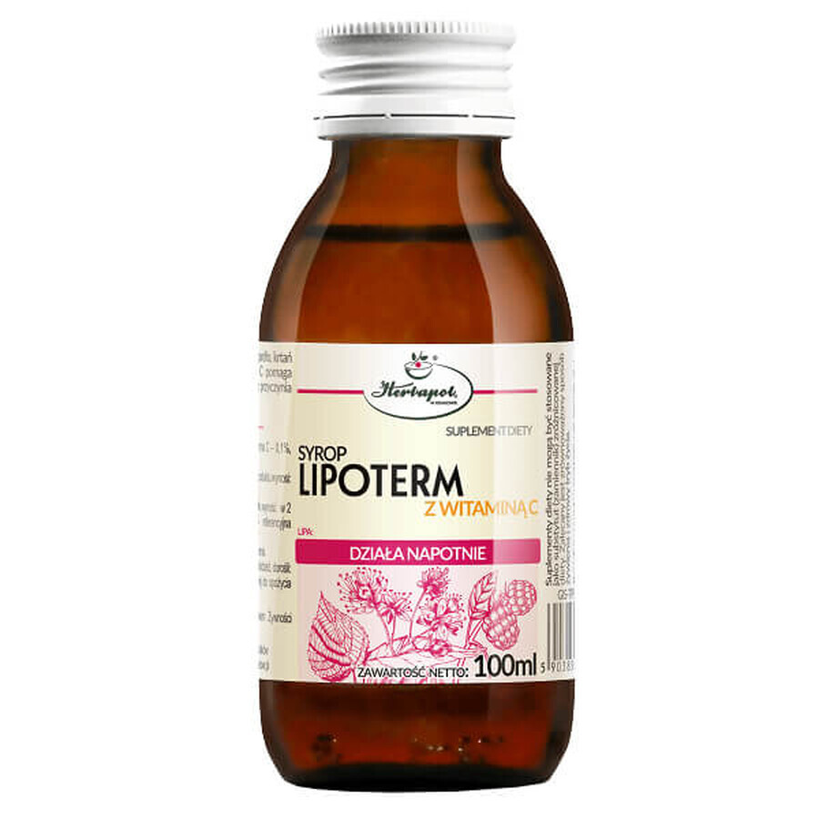 Herbapol Lipoterm, jarabe con vitamina C, 100 ml