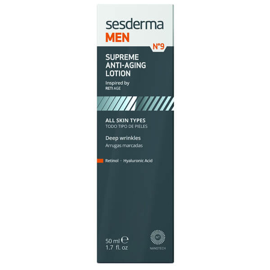 Sesderma Men, crema facial antiarrugas, 50 ml