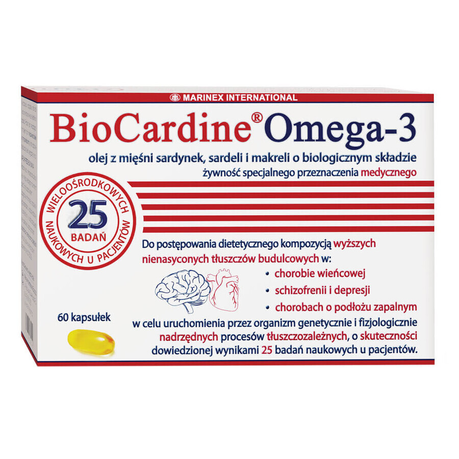 BioCardine Omega-3, 60 cápsulas