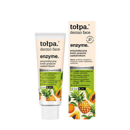 Tolpa Dermo Face Sebio, Crema enzimática contra los puntos negros, 40 ml