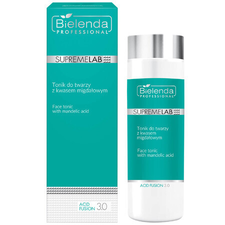 Bielenda Professional SupremeLab Acid Fusion 3.0, tónico facial con ácido mandélico, 200 ml