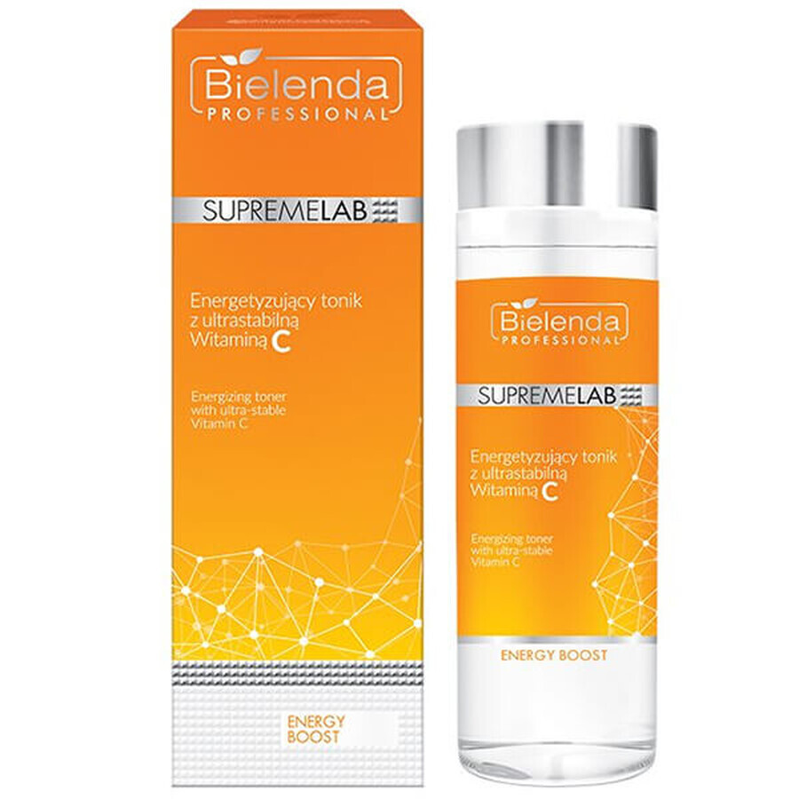 Bielenda Professional SupremeLAB Energy Boost, tónico facial energizante con vitamina C, 200 ml