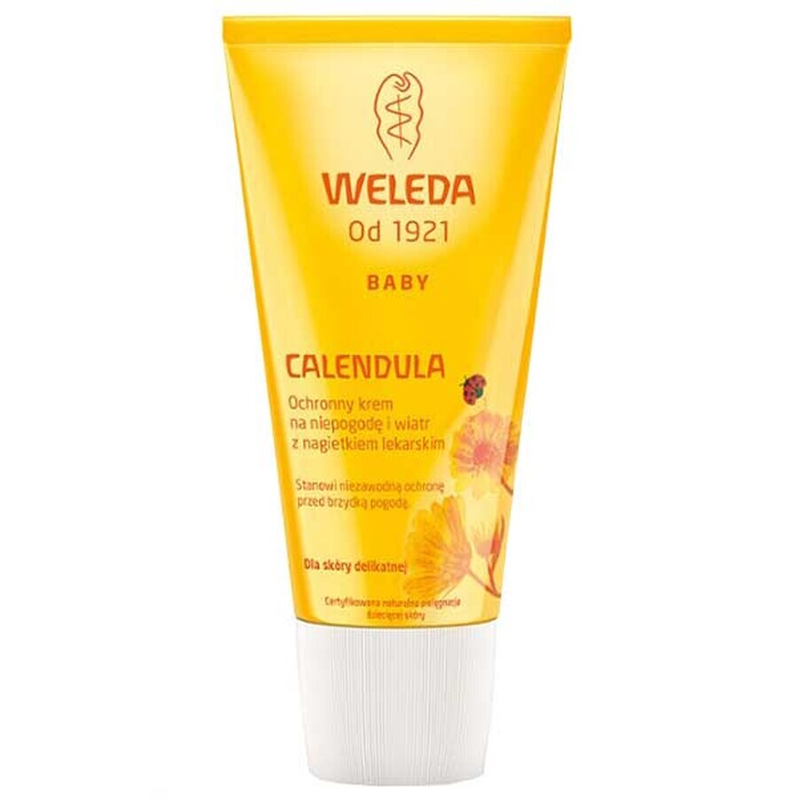 Weleda Calendula, Schutzcreme für Kinder, bei Wind und Wetter, mit Calendula, 30 ml