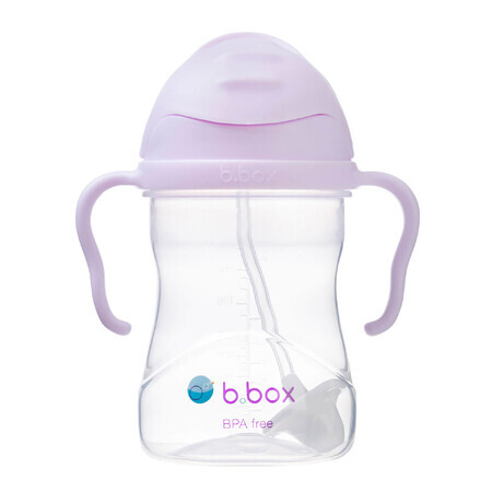 B.Box, bottle with straw, Gelato Boysenberry, from 6 months, 240 ml