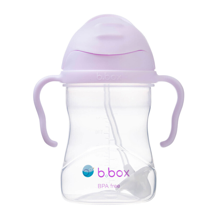 B.Box, bottle with straw, Gelato Boysenberry, from 6 months, 240 ml