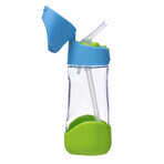 B.Box, cantimplora con pajita, Tritan, cantimplora para niños, Ocean Breeze, a partir de 9 meses, 450 ml