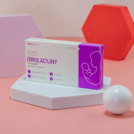 SEMA Protect, test owulacyjny LH paskowy, czuły 25 mIU/ml, 5 sztuk: ceny i cechy