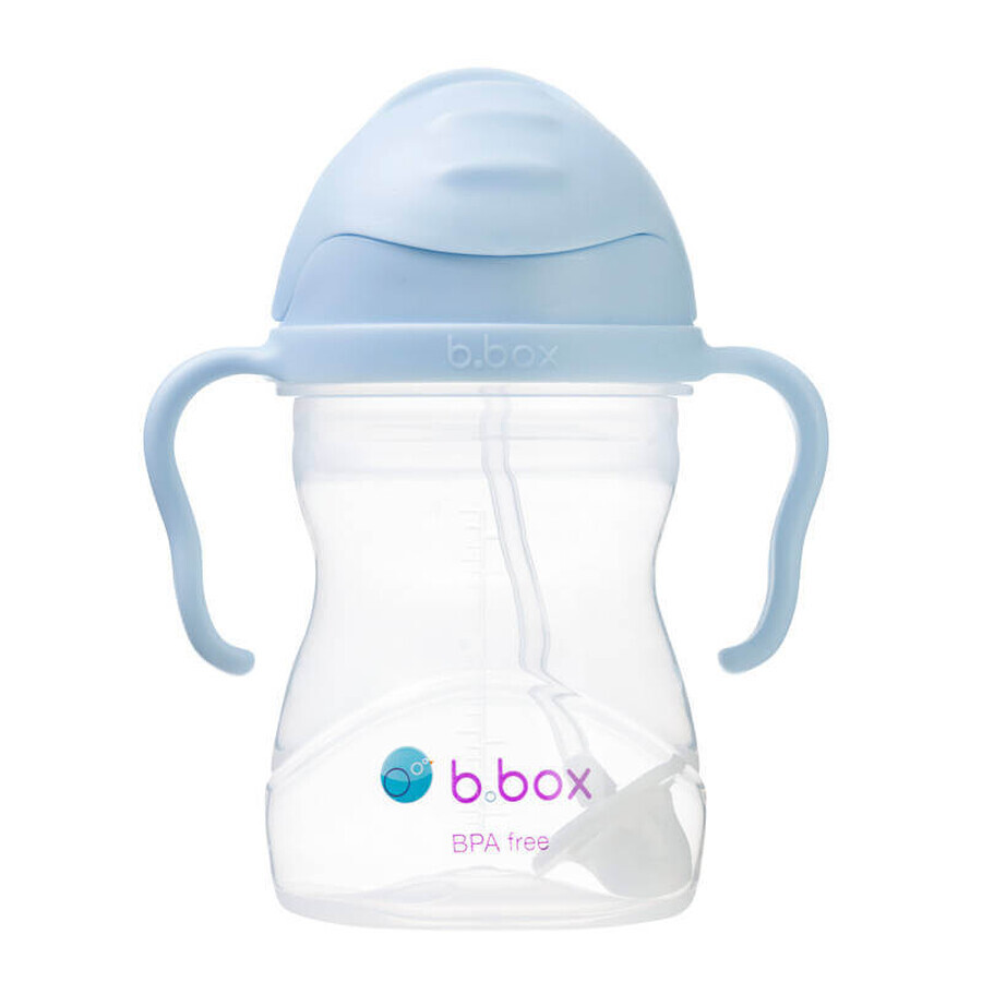 B.Box, botella con pajita, Gelato Bubblegum, 240 ml